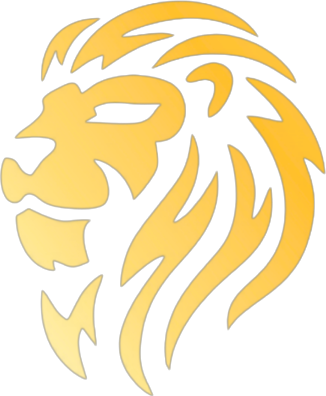 InstaFunding gold lion emblem